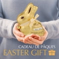 thumbnail image 3 of Lindt GOLD BUNNY White Chocolate Easter Bunny, 100 grams, 3 of 8