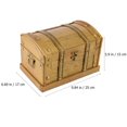 thumbnail image 2 of Dosaele Box Wooden Jewelry Storage Chest Organizer Treasure Keepsake Decorative Wood Boxes Trinket Trunk Collection Case Pirate, 2 of 6