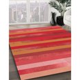 thumbnail image 3 of Ahgly Company Tapis d'Intérieur Lavables en Machine, Rectangle de Transition Orange Vif, 8' x 10', 3 of 7
