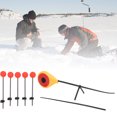 thumbnail image 2 of <p>Yellow Mini Ice Fishing Rod, Wear  Waterproof High Strength Lightweight Durable Winter Fishing Rod With Red Ball  For Rivers</p>, 2 of 7