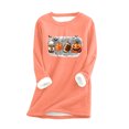thumbnail image 2 of Hauts pour Femmes Mode Féminine Décontractée Blouses et Chemises à Manches Longues à Col Rond Chandails d'Entraînement pour Femmes en Liquidation, 2 of 3