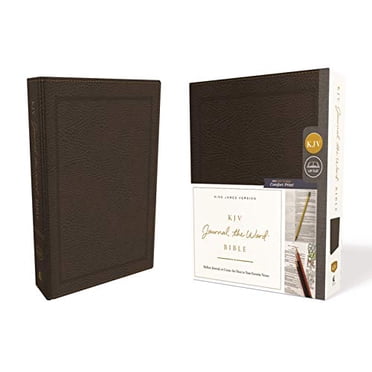 KJV Journal the World Bible (7585BR, Brown Bonded Leather)