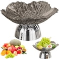 thumbnail image 2 of GZJCKJY Fruit Bowl for Kitchen Counter - Large Decorative Bowl for Home Decor - Modern Key Bowl for Entryway Table - Pedestal Bowl - Fruit Basket for Home Decor - Fruit Bowl Decor, 2 of 5