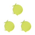 thumbnail image 1 of relayinert 1/2/3/5 Confort et Durabilité des Chaises Coussin Rond Doux et Confortable Jaune Vif 3 Pcs, 1 of 6