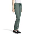 thumbnail image 2 of Hanes Womens French Terry Jogger with Pockets, L, Juniper Blue Heather, 2 of 2