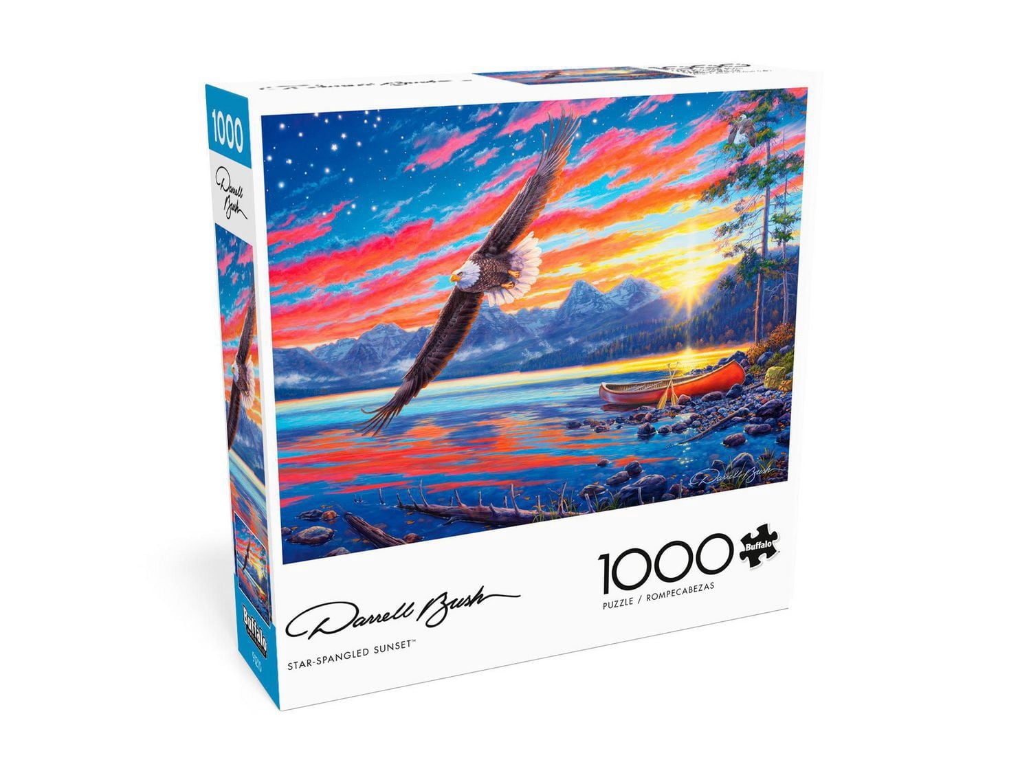 Buffalo Games - Le puzzle Darrell Bush - Star-Spangled Sunset- en 1000 pièces