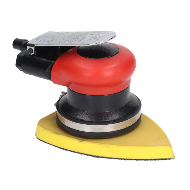 High-Speed 1/4-Inch Pneumatic Triangle Sander with 90PSI Pressure, 10000 RPM, for Wood, Metal, and Fiberglass Finishing