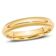thumbnail image 1 of Ladies 14K Yellow Gold 4mm Comfort Fit Milgrain Wedding Band Ring, 1 of 4