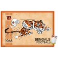 thumbnail image 1 of NFL Bengals de Cincinnati - Logo rétro 14, 1 of 5