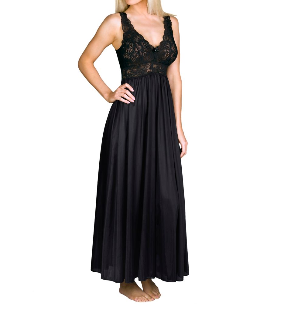 Robe Silhouette 53 Pouces pour Femmes Shadowline 31737 (Noir M)