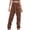 Brown, variant on Bigersell Bell Bottom Jeans Juniors Jeans Clearance Low Waisted Jeans Ladies Boyfriend Denim Pants Button Closure Distressed Black Jeans Female Straight High Waist Cropped Pants Style J-9 Brown XL