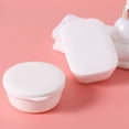 thumbnail image 1 of Raindrops 2pcs Travel Soap Case White PP Sealing Home Use Adults Holder, 1 of 8