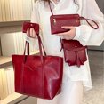 thumbnail image 1 of EGNMCR Fashionable Women's Bags Retro Large Capacity Multi Functional Bag Four Piece Set Handbag Shoulder Crossbody Bags Combining Practicality And Fashion PU women handbag, 1 of 9