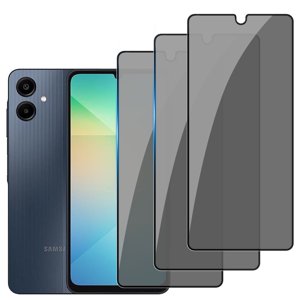 ZYQEEE Privacy Screen Protector Tempered Glass for Samsung Galaxy A06 - Scratch Resistant Protective Film - Easy Installation Edge to Edge Protection - Bubble Free