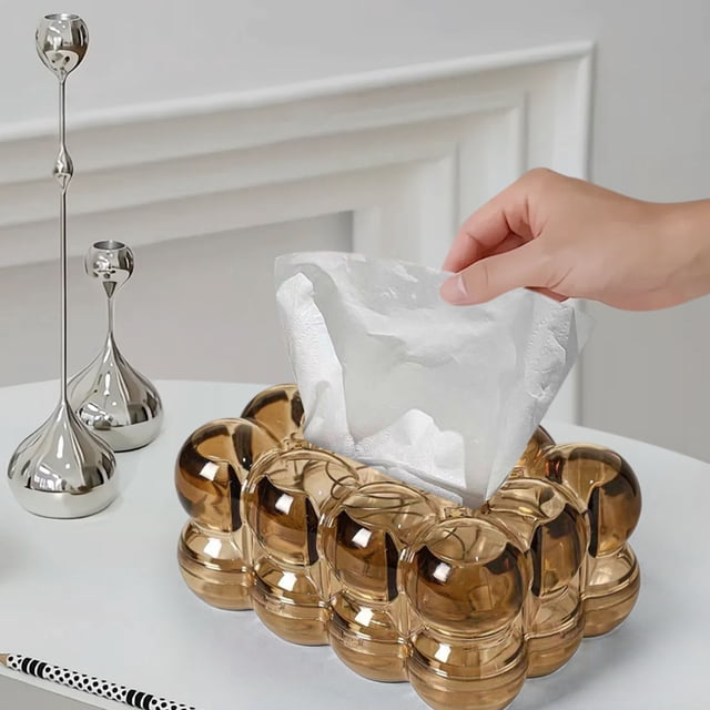 Openpig Tissue Box White Minimalist Design for Home Décor, Fireplace, Bedroom, Kitchen, Living Room, Centerpieces