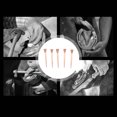 thumbnail image 4 of Copper Plated Durable Horseshoe Nails Improve Health Riding Equipment 250Pcs, 4 of 7
