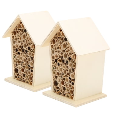 Maison d'Abeilles, 2 Pcs Maison d'Abeilles en Bois Maison d'Abeilles Hôtel Maison d'Abeilles Confort Ultime