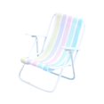 thumbnail image 4 of Bunblic 1/12 Beach Chair Metal Mini Chair for Fairy Garden Architectural DIY Project Stripes, 4 of 8