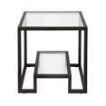 thumbnail image 1 of Henn&Hart 22" Table d'Appoint en Métal Bronze Noirci/verre, 1 of 8