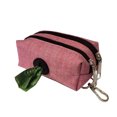 thumbnail image 1 of Transemion Portable Dog Pocket Cleaning Poop Pocket For Durable Poop Dispenser Poop PocketDispenser Dog Double Zipper Pet pink, 1 of 6