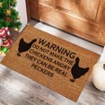 thumbnail image 3 of Door Coir Mat Waterproof Floor Mats Spring Summer Door Mat Outdoor Entryway Doormat Welcome Mat for Outdoors All-Weather Quick Drying, Low Profile Doormat Indoor, Patio Porch Entryway Mat, 16x24 Inch, 3 of 3