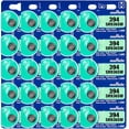 thumbnail image 1 of Murata 394 SR936SW Battery 1.55V Silver Oxide Watch Button Cell (25 Batteries), 1 of 5