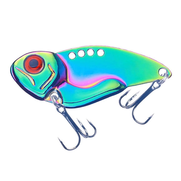 Leurre VIB Coloré en Métal 3,5 g Yeux 3D Cuillères de Pêche Appât Dur B6 Leurres L L0U7