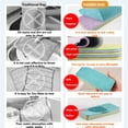 thumbnail image 4 of AKEGAMN Scrub Sponges Water Absorbent And Decontamination Rainbow Scrub Sponge Reusable And Washable Rags 12 Layer Tear Off Rainbow Rag12*7cm, 4 of 9