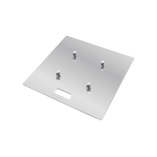 Monoprice 24in x 24in Steel Base Plate for 12in Spigoted Truss, Compatible With The Standard Size Systems, For DJ, Clubs, Stage Lighting, Concert - Stage Right Series