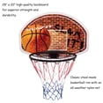 thumbnail image 2 of Gymax Wall Mounted Fan Backboard With Basketball Hoop and Rim Outdoor Indoor Sports, 2 of 8