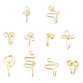 thumbnail image 1 of 10 Pcs Bagues de Nez Factices en Acier Inoxydable Clous de Nez Bijoux Sans Perçage, 1 of 7