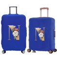 thumbnail image 1 of Luggage Cover Travel Suitcase Protective Cover for Trunk Case 18 '' -28 '' Foldable Elastic Suitcase Cover Gold Pattern 8gold N M, 1 of 6