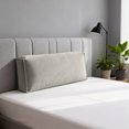 thumbnail image 3 of Couch Back Cushion for Replacement Sofa Back Support with Removable Velvet Cover Daybed Reading Lumbar Support Waist Cushion for Sofa Bedside Window, 3 of 5