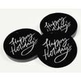 thumbnail image 3 of Inkdotpot Silver Foil Paper Hang Tags Happy Holiday Favor Tags 100 Pieces, 3 of 6