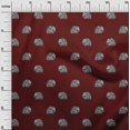 thumbnail image 2 of oneOone Viscose Chiffon Fabric Elephant Block Print Fabric BTY 42 Inch Wide, 2 of 4