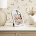thumbnail image 2 of DesignOvation Maynor Arch 5x7 White Picture Frame, 2 of 10