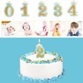 thumbnail image 4 of pitrice Golden Glitter Number Candle Birthday Cake Party Wedding Pie Decoration Kids Gift, Type 0, 4 of 6