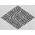 thumbnail image 1 of Ahgly Company Machine Washable Indoor Rectangle Transitional Platinum Gray Area Rugs, 3' x 5', 1 of 7