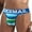 Blue, variant on HKEJIAOI Mens Underwear Rainbow Cotton G-String Jockstrap Underpants, Blue L