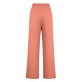 thumbnail image 3 of Pants for Women, Womens Fashionable Striped Printed Drawstring Wide Leg Pants, 3 of 4