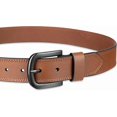 thumbnail image 3 of Ceinture en Cuir Décontractée pour Hommes, Tan, 42, 3 of 4