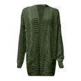thumbnail image 3 of Cardigans pour Femmes à devant Ouvert, Manches Longues, Manteau en Tricot Torsadé avec Poches, Cardigans pour Femmes, 3 of 6