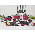 thumbnail image 1 of Starbasix 25-Piece Non-Stick Cookware Set – Magenta, 1 of 5