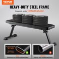 thumbnail image 2 of VEVOR Flat Weight Bench Foldable Strength Training Bench for Full Body Workout, 2 of 9