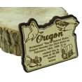 thumbnail image 4 of USA Oregon State Map Wooden Magnet Souvenir Fridge Magnet Gift, 4 of 4