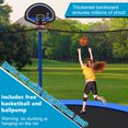 thumbnail image 4 of Gymax Filet de Sécurité pour Grand Trampoline Extérieur de 14 Pieds avec Basketball, 4 of 9