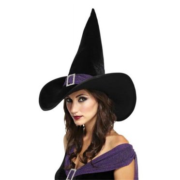 Costumes For All Occasions MR167151 Élégant Chapeau de Sorcière Noir Violet