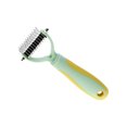 thumbnail image 1 of Pet Dematting Comb for Dogs and Cats | Double Sided Undercoat Rake for Removing Tangles, Knots, and Loose Fur | Anti Slip Grip Brush for Grooming Thick Coats At Home, 1 of 4