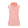 thumbnail image 5 of tarylea Womens Sleeveless Tops Plus Size High Neck Tank Tops Slim Fitted Undershirt Basic Layer Tees, 5 of 5