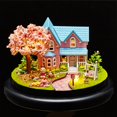 thumbnail image 2 of Doll House, 5.51x5.39in  Mini Doll House Kit, For Friends Kids, 2 of 8